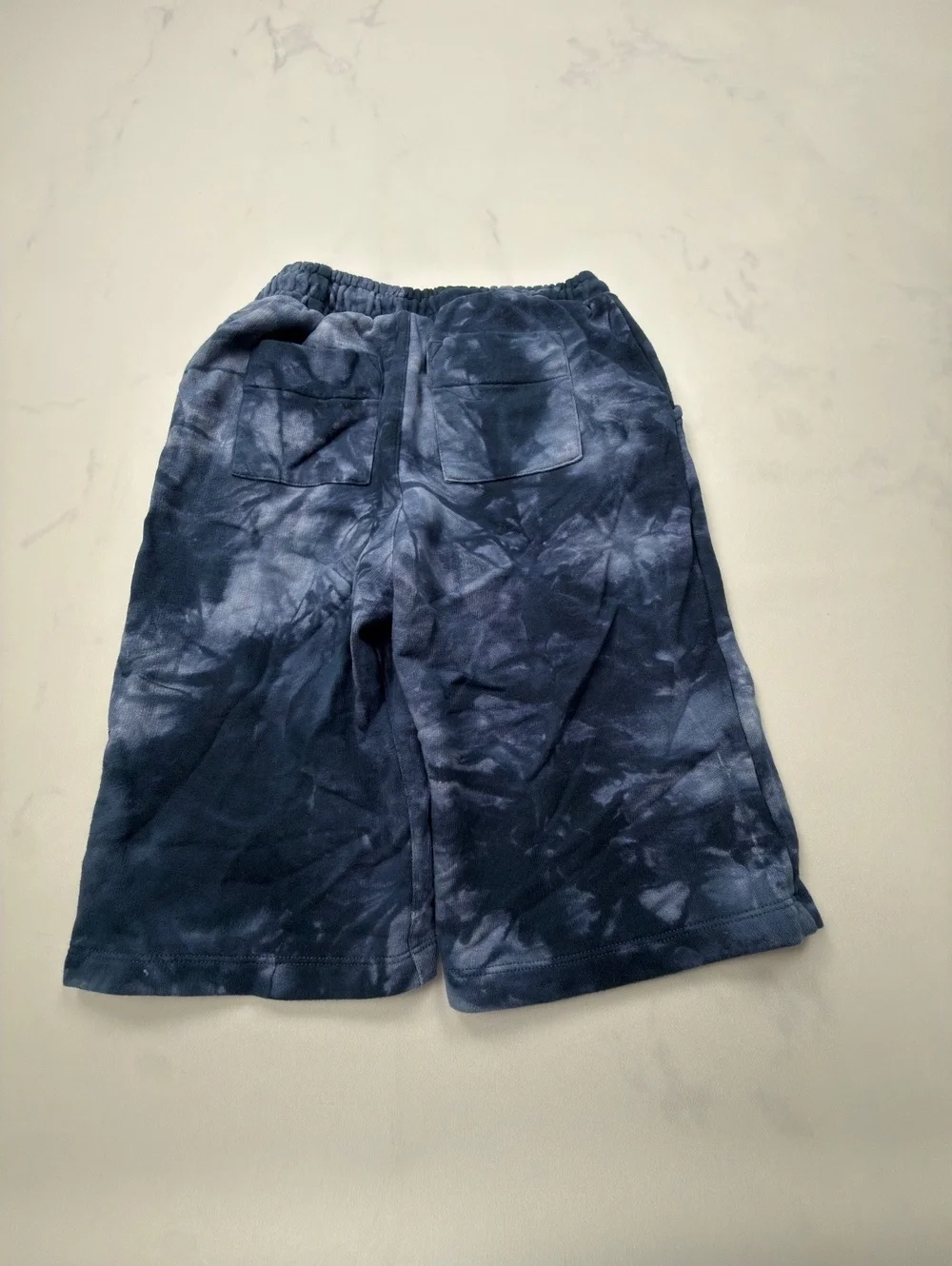 Kidpik Tie Dye Sweat Shorts Blue Streetwear Loungewear - Boys XL